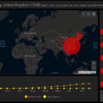 コロナウイルス感染拡大リアルタイムマップ